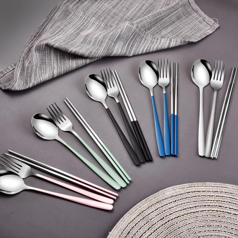 Nordic Portable 316 Stainless Steel Chopsticks & Spoon Set
