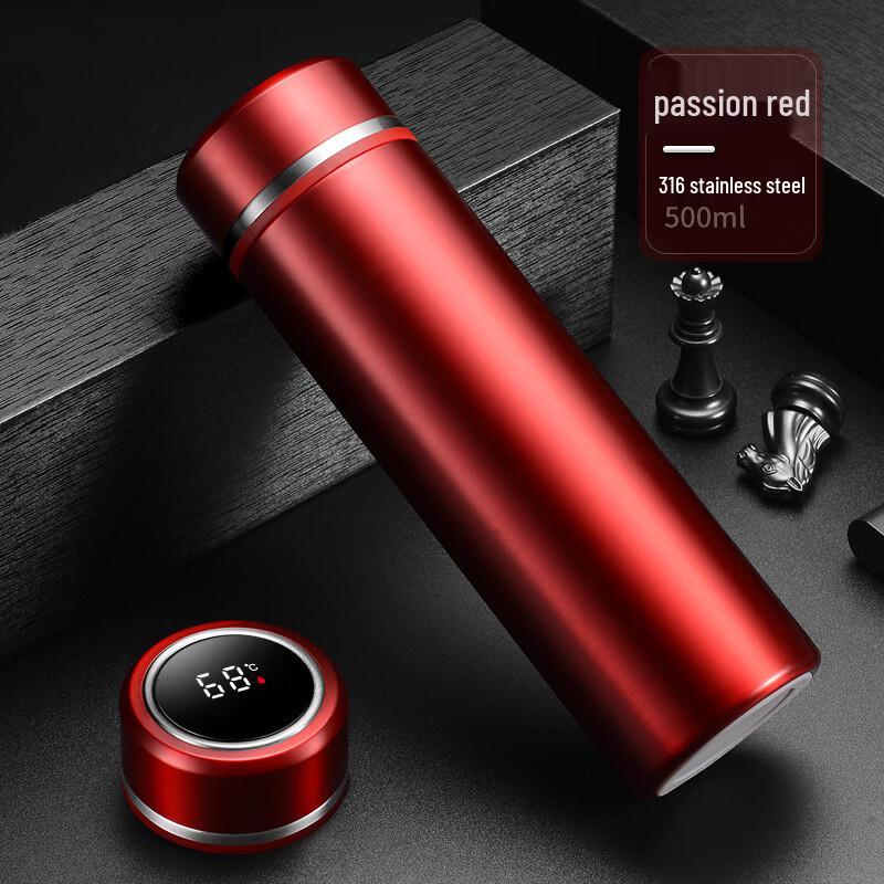 Smart LED Temperature Display Insulated Tea Bottle