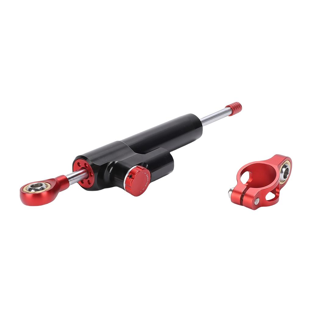 Motorcycle Steering Damper Stabilizer 10 Inch Universal Aluminum Alloy Motorcycle Steering Direction Damper for Street