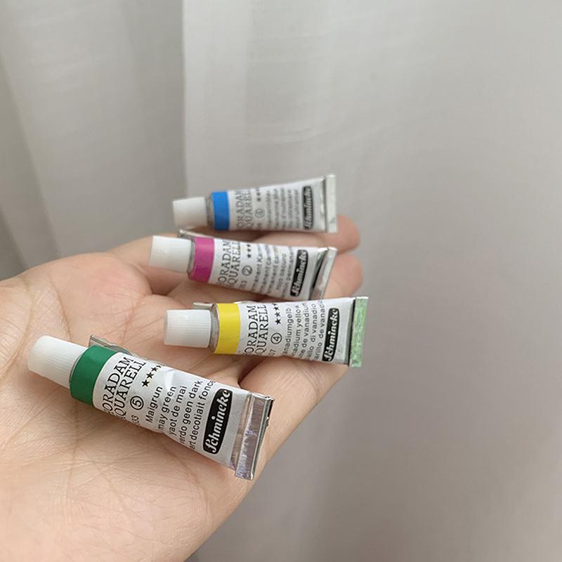 Funny Paint Watercolor Hair Clip For Women Creative Handmade Duckbill Hairpin