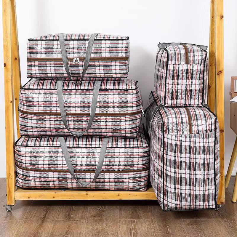 Waterproof Woven Carry-On Storage Bag for Clothes and Quilts