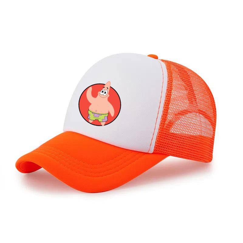 SpongeBob Print Breathable Mesh Baseball Cap
