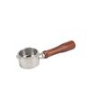 Stainless Steel Bottomless Portafilter Fit for   Coffee NaMachine Bottomless Portafilter with Wood Handle