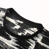 Men's Plus Size Abstract Print T-Shirt, Short Sleeve Streetwear Tee (5XL-13XL)