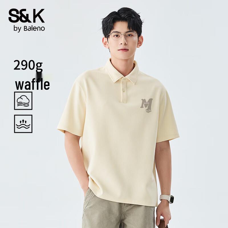 Baleno Men s S&K Retro Waffle Polo Shirt 4XL