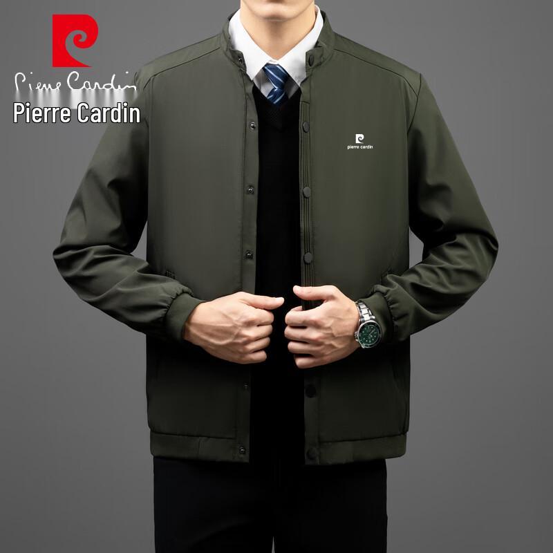 Pierre Cardin Men's Spring Autumn Stand-Collar Jacket