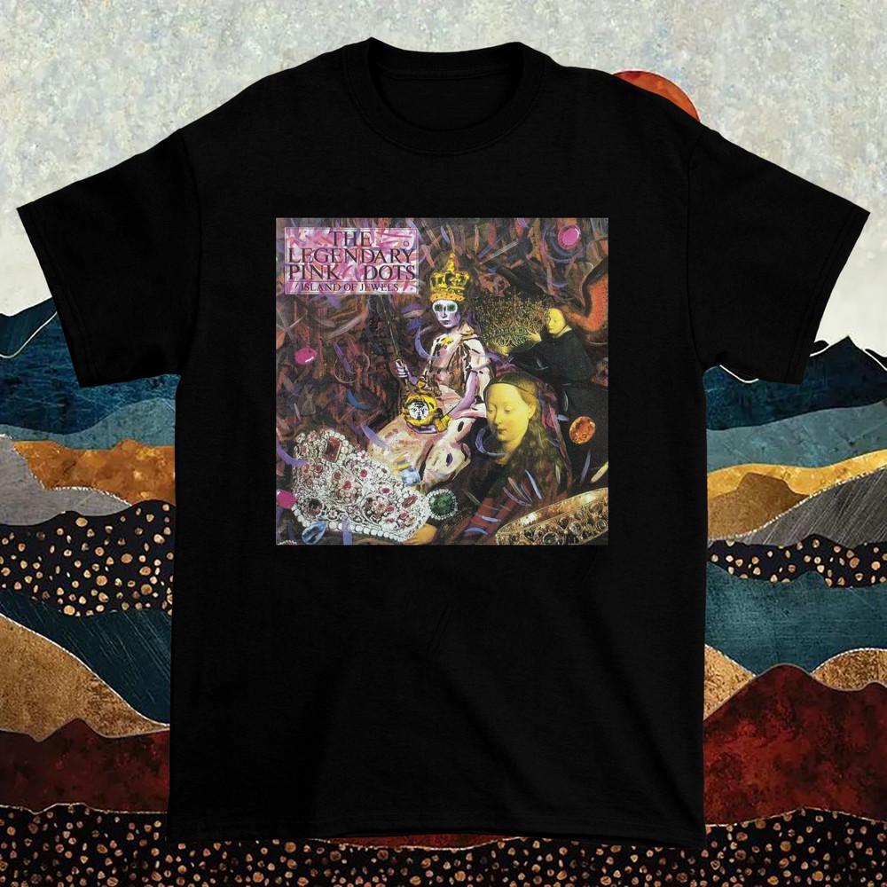 The Legendary Pink Dots - Island Of Jewels Cotton T Shirt Size S-5XL Go54 Unisex T-Shirt XXXL