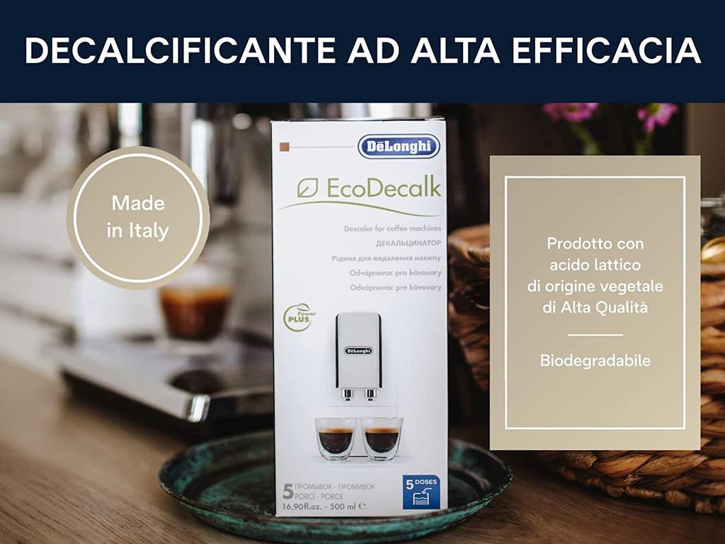 DeLonghi Descaling Agent for Coffee Machines, Parallel Import, Value Pack of 500ml, Eco-Friendly