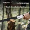 Folding Manganese Steel Hand Saw for Woodworking, Tree Cutting, and Gardening