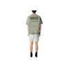 STONE ISLAND Letter Logo Drop Shoulder Short Sleeve T-Shirt Men Tops Sage K1S152100011S0095-V0055
