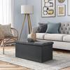 Foldable Fine Linen Fabric Storage Stool: Multi-functional Seat & Shoe Changing Box.