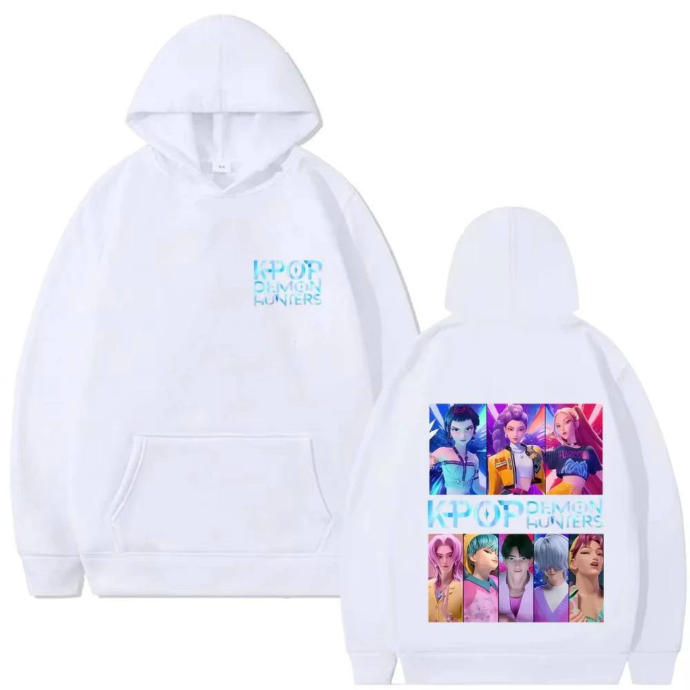 

Korean wave Devil Hunter fashion printed hoodie and hoodie, warm and comfortable men s casual sporty street Harajuku pullover 3XL