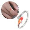 Gradient Lucky Carp Rings Kois Fish Open Rings for Trendsetters Unique Ornament