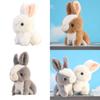 Soft And Huggable Bunny Plushie Adorable Stuffed Rabbit Pendant For Keyring And Bag