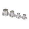 Stainless Steel Closet Rod Holder Flange Wall Mounted Pipe Bracket for 25mm Bar Heavy Duty Support for Cupboard Wardrobe Shelf