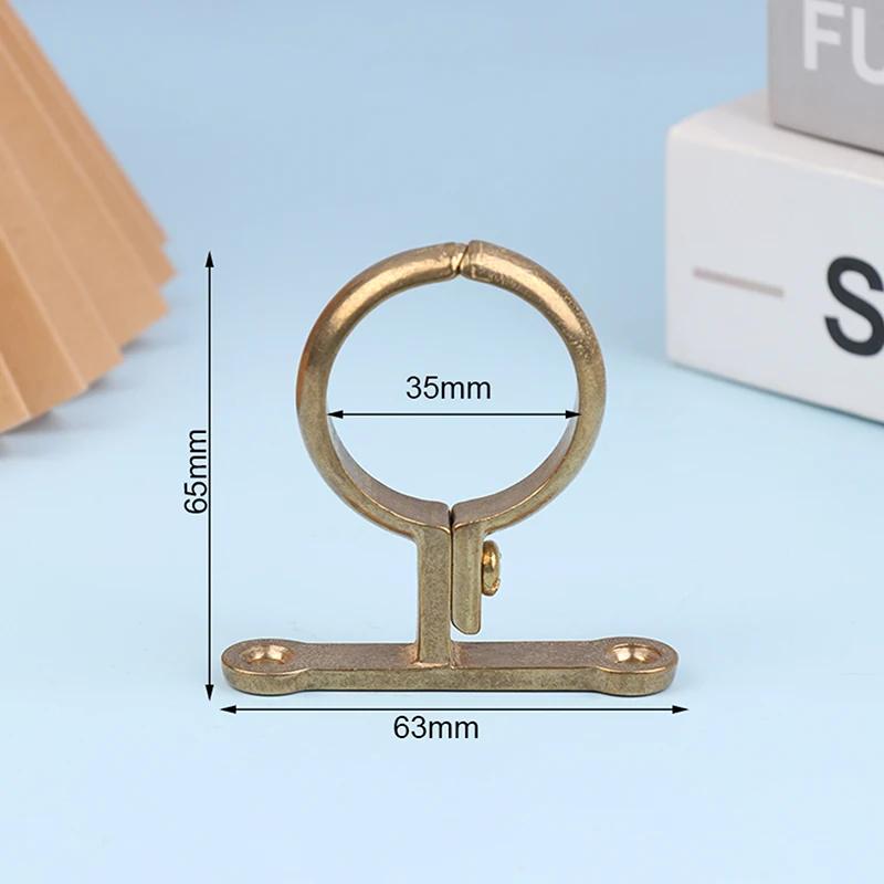Adatto 15 22 28 35 42 54MM OD Clip Morsetto per Tubo in Ottone Staffa di Supporto per Tubo Montata a Parete Supporto Morsetto Fissato Idraulica Acqua Con Base