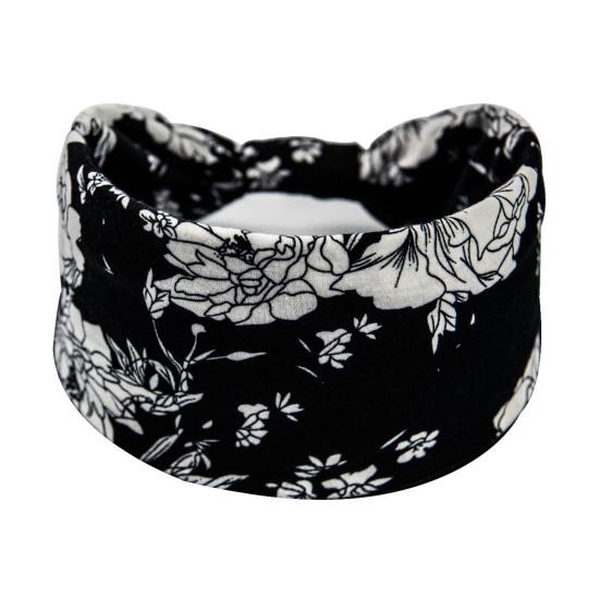 Large Bandeau Bohème Respirant Extensible Yoga Entraînement Cheveux Noués Femmes Africaines Filles Enveloppement de Tête Accessoires pour Cheveux