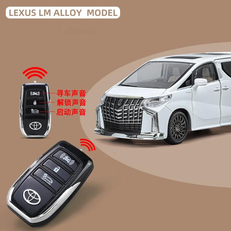 1:24 FOR Toyota Alphard Key Control Alloy Model Car Toy Diecasts Metal Casting Sound and Light Car Toys Vehicle