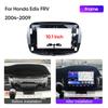 For Honda Edix FRV 2004-2009 10inch LHD/RHD UV Black Car Multimedia Radio Frame Fascia Panel Dashboard Mounting Bracket Adapter