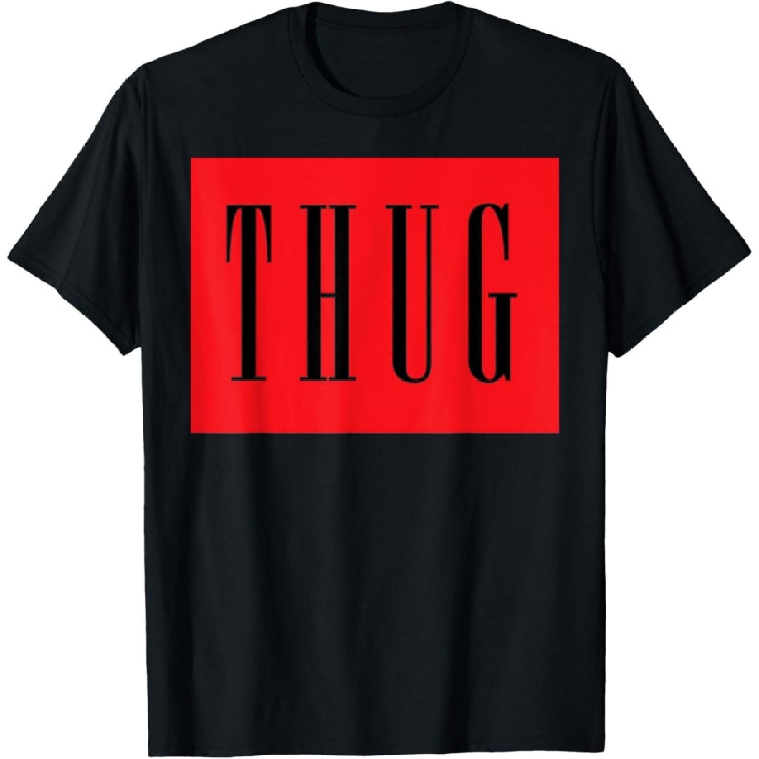 Thug T-shirt Young OG Gangster Street Rap Life S