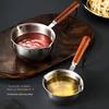 Mr. Jian 304 Stainless Steel Milk & Sauce Pot with Wooden Handle