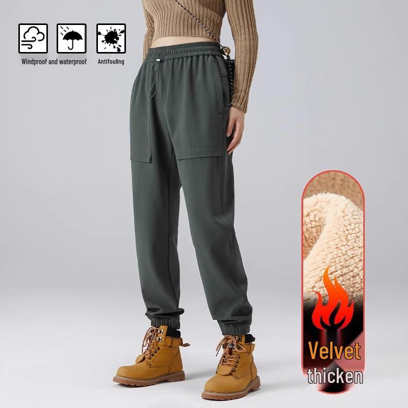 Unisex Windproof Waterproof Softshell Jogger Pants for All Seasons