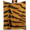 Tiger Fur Throw Blanket Sofa Quilt Bed linens Hairys Bed covers Blankets