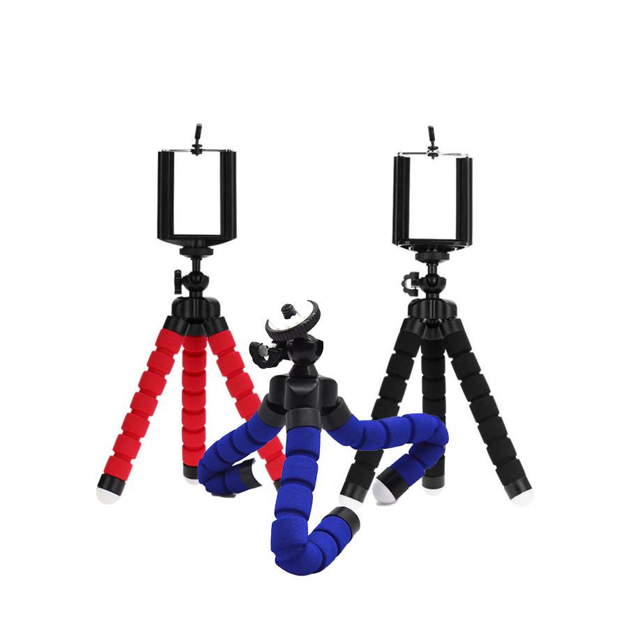 ERIKOLE Sponge Octopus Tripod Stand for Live Streaming Lazy Deformation Mobile Phone Holder Portable Camera Tripod