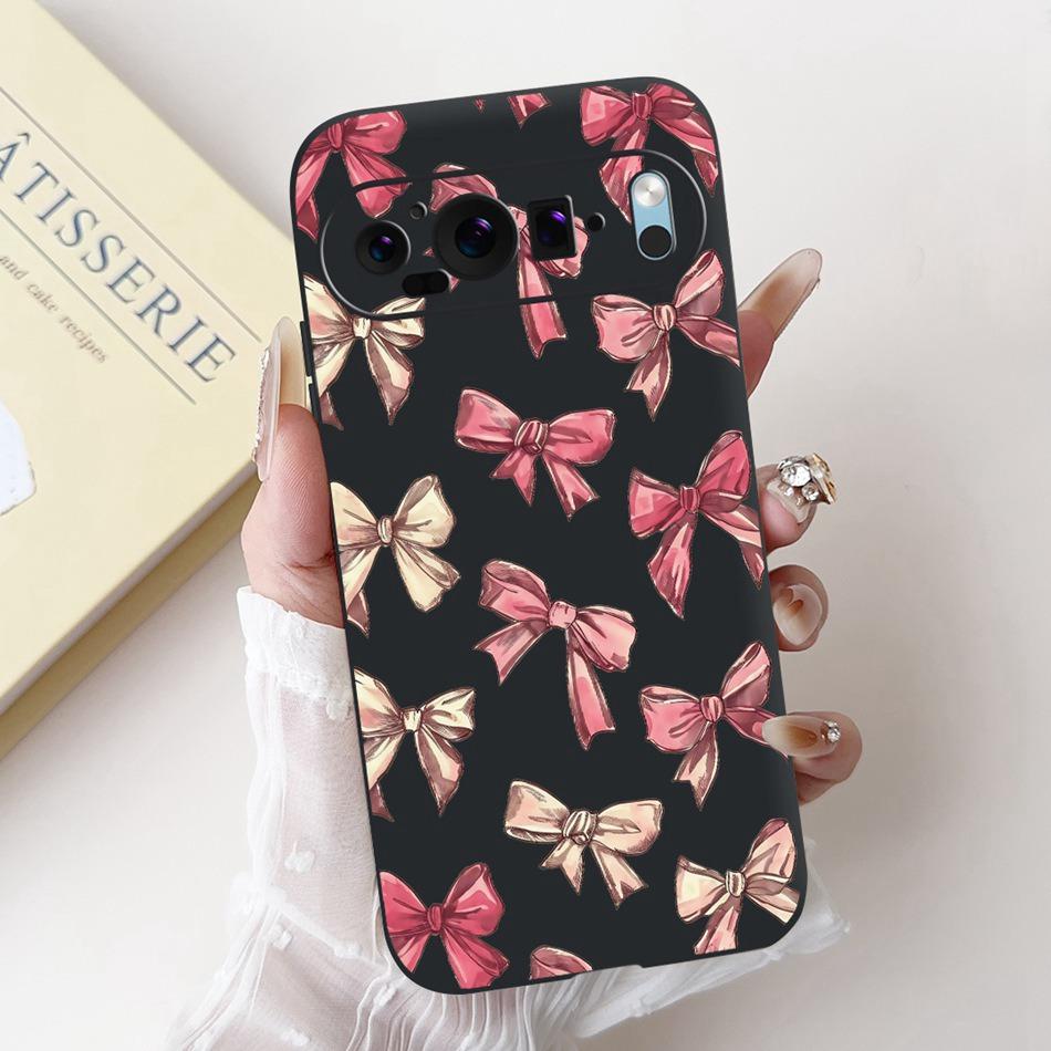 For Google Pixel 9 Pro 9A Pixel9 New Fashion Dusk Beach Painting Phone Case For Google Pixel9A 9 9Pro Black Silicone Soft Case