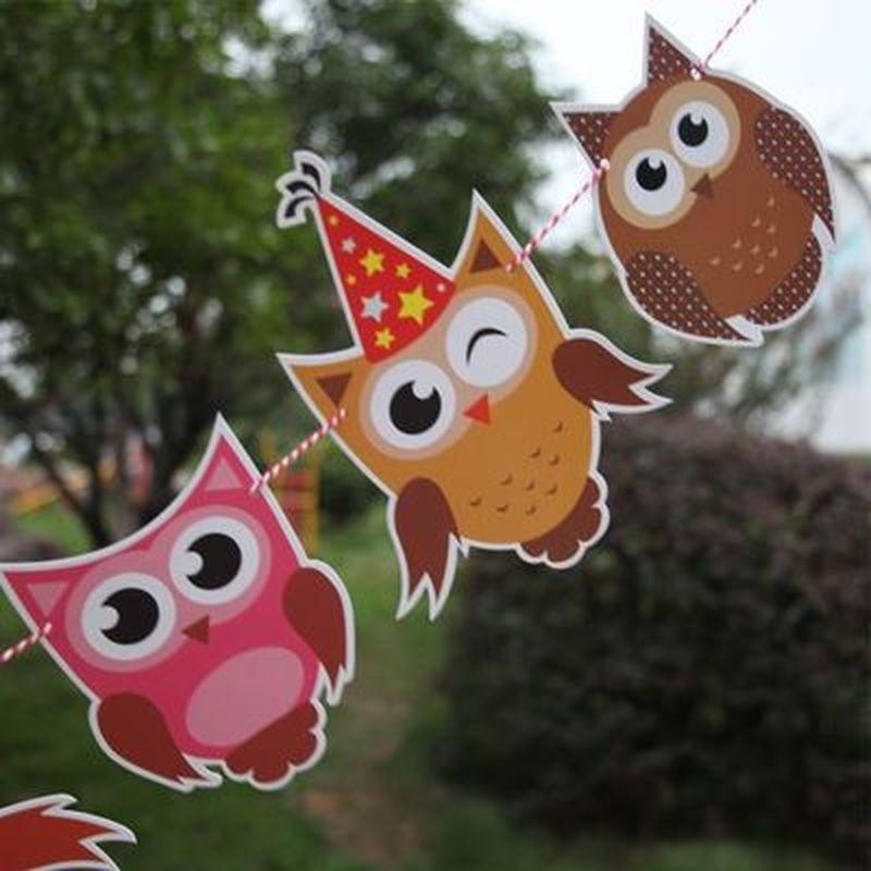3m Hanging Banners For Kids Happy Birthday Family Bunting Banner Party Decoration Home Wedding Decor