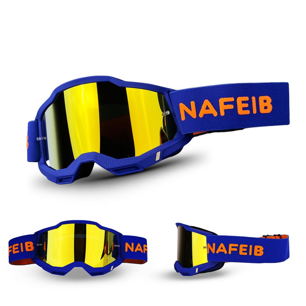 Motorcycle Goggles Riding Glasses Outdoor Off-Road Windproof Glasses Skiing Men's and Women's Sunglasses Durable Lenses