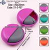 Seven-Day Pill Organizer: Morning, Noon, Night Portable Capsule Case with Large Capacity