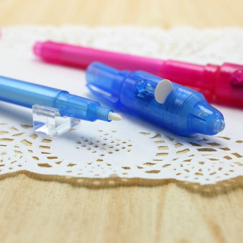Invisible Ink Pen with UV Light Fun Activity Entertainment Party Favors Giveaways Xmas Goody Bag Stuffer for Kids Adults