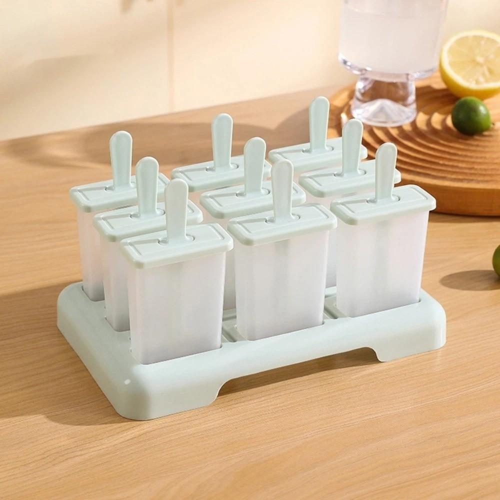 Reusable Ice Cream Popsicle Mold DIY Popsicle Mold Cube Tray New Homemade Ice Box  Kitchen Use