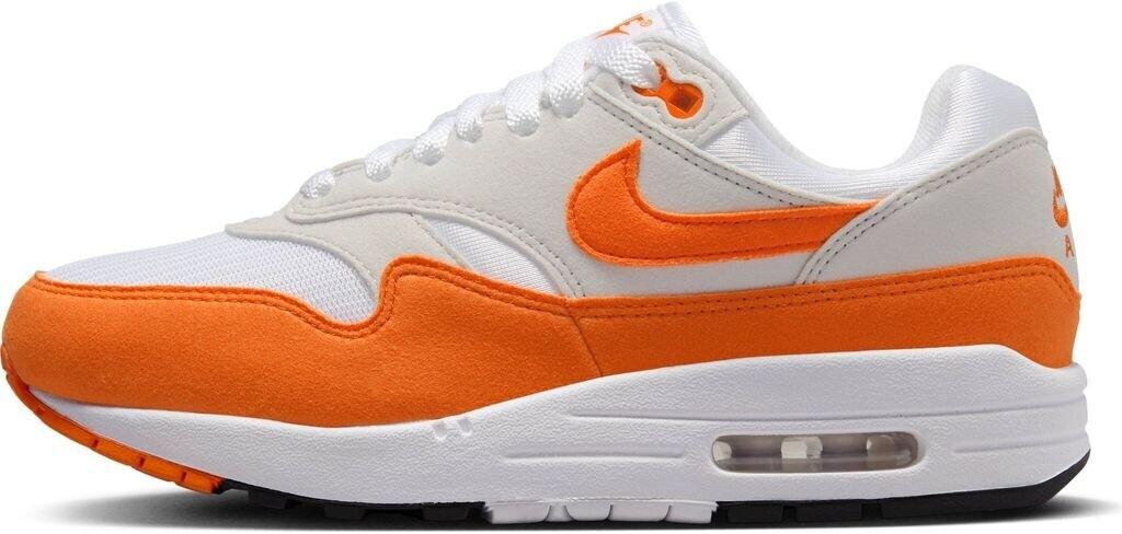 Кроссовки Nike Air Max 1 Women нейтральный серый/белый/черный/оранжевый