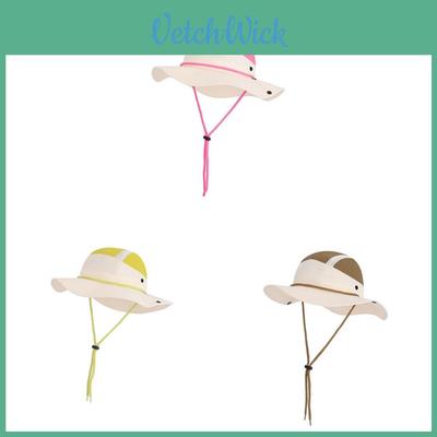 Kids Summer Sun Hat With Wide Brim For Outdoor Sun Protection And Breathability