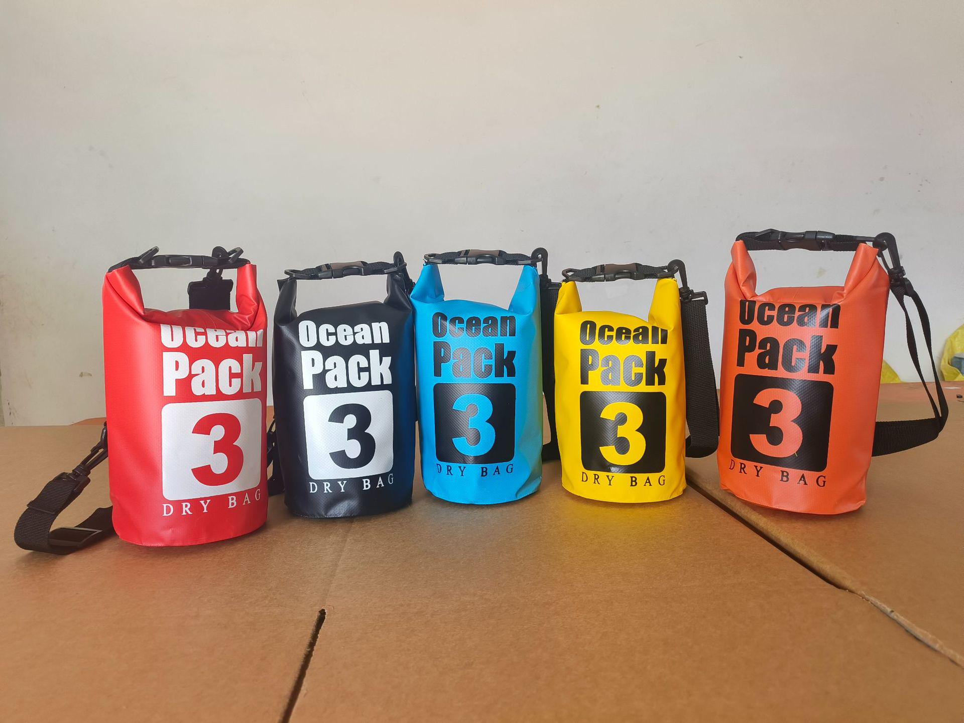 

Waterproof Outdoor Sports Dry Bag: Single/Double Shoulder, PVC Thickened Mesh, Lightweight for Beach, Rafting & Swimming.