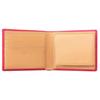 [Kipris] Bifold Wallet with Box Coin Case Shirasagi Leather 8222 (Pink)
