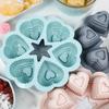 Heat Resistant Heart-Shaped Cake Mold Food Grade Silicone French Pastry Mold  Pudding
