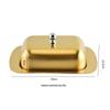 European Style Stainless Steel Butter and Cheese Box for Western Cuisine