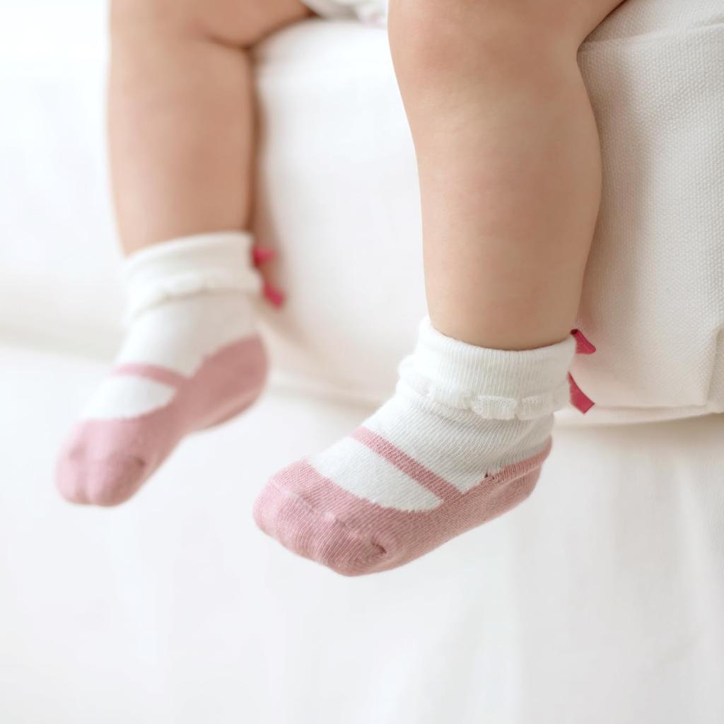 Baby Castle Strap Made In Japan Socks, 9-11cm, Ribbon,