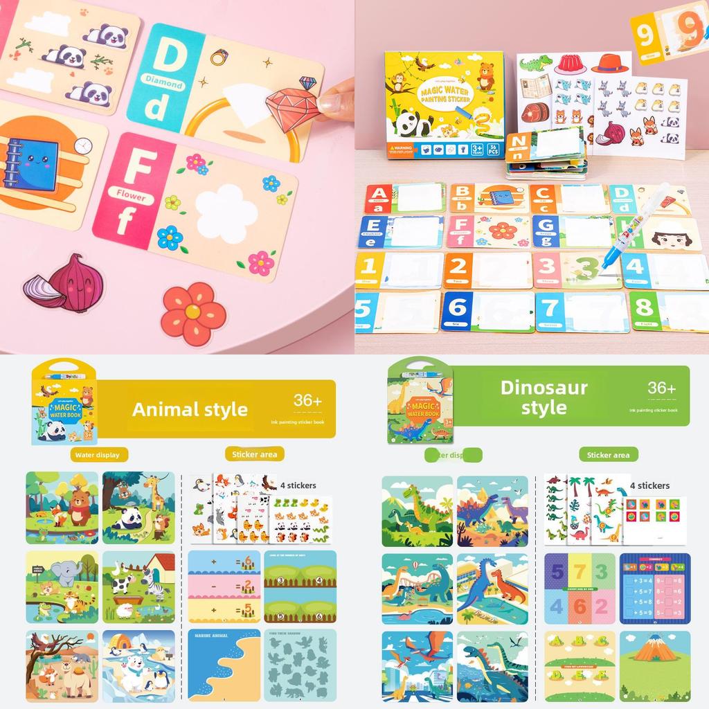 Water Painting Book For Kids With Ocean Animals Reusable Waterbased Art For Early Learning And Creativity