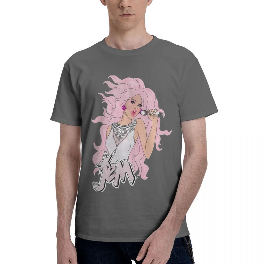 Dazzling Diamonds Jem And The Holograms 100 Cotton Casual Breathable Confortable T Shirt Short Sleeve TShirt T Shirt Men