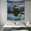 Borussia Wall Tapestry Aesthetic Wall Hanging Printed Fabric Blanket Decorative Tapestries for Bedroom Living Room Home Decor