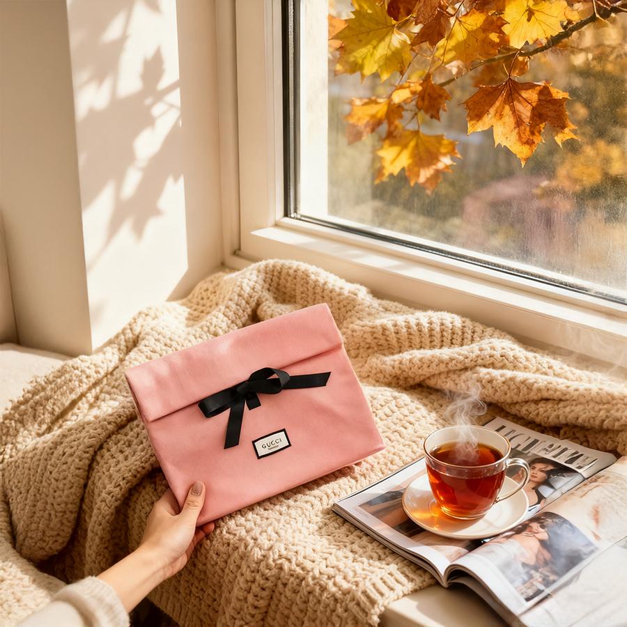 GUCICI- Women's handBag-Made Of Pure Cotton Fabric. Suitable For Commuting And Parties. Store Cosmetics, Credit Cards and Keys