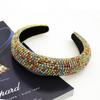 Baroque Rhinestone Ethnic Headband: European & American Style, Handmade Full Diamond Chain