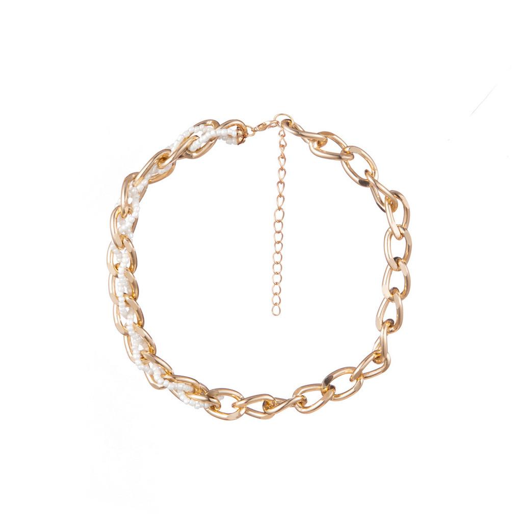 Beaded Multilayer Fashionable Necklace With Creative Alloy Pendants For Women Trendy