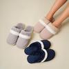 Warm Non-Slip Winter Fur Slippers: Plush, Thick Sole, Closed-Toe Cotton Style for Couples