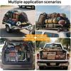 Cargo Net for Pickup Truck Bed Compatible with Nissan Frontier 2Dr 4Dr SV 4X Crew Cab KingCab 2000-2026 Accessories Mesh Organizer Stretchable 4'x4'