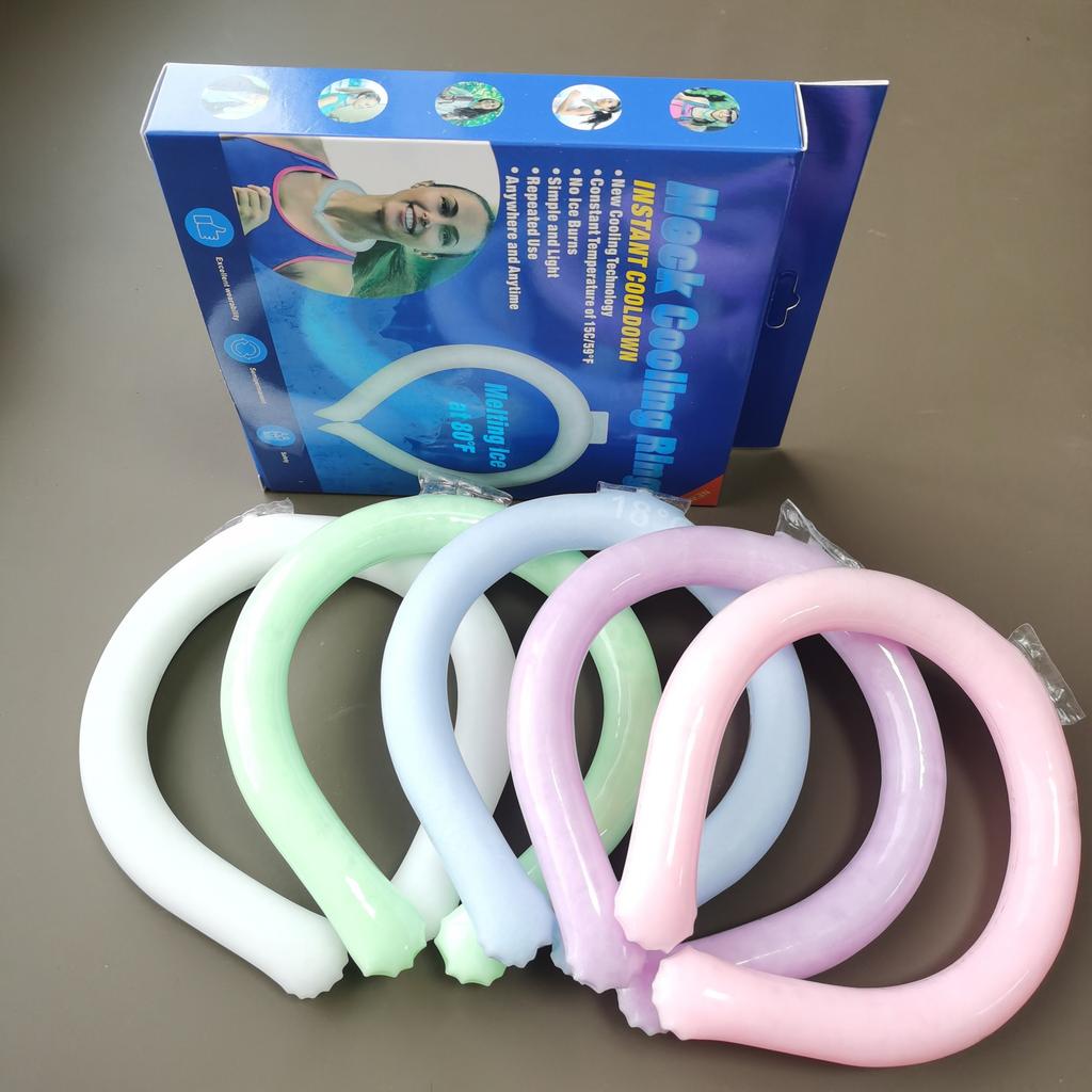 Summer Ice Ring Cooling Ring Neck Cooling Ring Outdoor Heatstroke Ice Neck Ring Ice Feeling Collar Cooling Collar